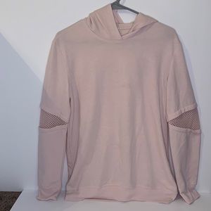 Light-weight pale pink Nordstrom’s hoodie